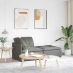 vidaXL Canapea modulara cu taburet si perne tesatura velur gri deschis GartenMobel Dekor (3321227) Canapea