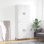 vidaXL Dulap înalt, alb, 69, 5x34x180 cm, lemn compozit GartenMobel Dekor (3195803) Comoda