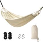 KIK Plasă de legănat de grădină Boho 200 cm ecru 120 kg