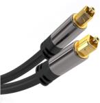PremiumCord Cablu audio PremiumCord Toslink M/M, 6mm, 0.5m, negru (kjtos6-05)