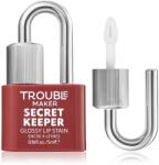 Trouble Maker Secret Keeper Lip Gloss Stain ruj pentru un efect de lunga durata culoare Just Us Rose Mauve 5 ml
