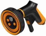 Fiskars Szórópisztoly, Fiskars, 5 program, Univerzális csatlakozó, Fekete/Narancssárga