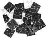 EMOS brand of Legrand EMOS A2833, Öntapadó talp 3M 30×30, fekete 25 szt (A2833)
