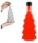 Bimberek Dekoratív üveg fa formájában, Bimberek, 500ml, átlátszó, tetővel együtt (ZES000276)