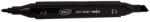 Daco Marker grafic Negru DACO MK600N - Set 6 (MK600N)