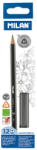 MILAN Creion grafit triunghiular H MILAN - Set 12 (071230112)