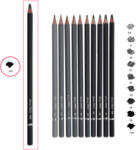 Daco Creion negru 10B DACO - Set 12 (CG710)