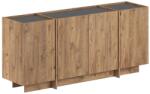  Dorma Komód/ konzolasztal 180 cm - Atlantic Pine / Antracit (8684284244095)
