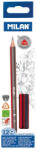 MILAN Creion grafit triunghiular HB MILAN - Set 12 (071230312)