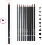 Daco Creion negru 4B DACO - Set 12 (CG704)