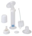 Baby-Nova Set pompa de san cu recipient pentru lapte si perie de curatare, BabyNova