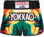YOKKAO Pantaloni scurți de antrenament pentru bărbați YOKKAO Sunday Trip Muay Thai gold