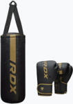 RDX Sac de box RDX F6 Junior Punch Bag + Boxing Gloves matte gold Sac de box