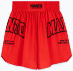 MANTO Pantaloni scurți de box pentru bărbați MANTO Varsity roșu