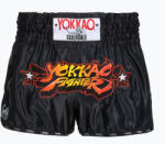 YOKKAO Pantaloni scurți de antrenament pentru bărbați YOKKAO Fighter KO Muay Thai black