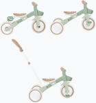Globber Bicicletă de echilibru cu trei roți cu mâner de ghidare Globber Learning Trike 2w1 Plus Ecologic pistachio