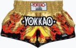 YOKKAO Pantaloni scurți de antrenament pentru bărbați YOKKAO Tiger Family Muay Thai gold