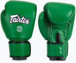 Fairtex Mănuși de box Fairtex Real Leather Boxing green
