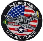 PIK Patch - emblemă PiK U. S. Air Force P-51 Mustang