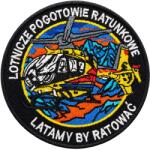 PIK Patch - emblemă PiK Lotnicze Pogotowie Ratunkowe Latamy By Ratować