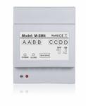 VIDOS M-SM4 - DUO funkciós modul, amely lehetővé teszi akár 4 kaputelefon állomás vezérlését - Vidos (EC-18589)