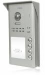 VIDOS S1104A - DUO kapu panel 4 család számára kamerával és 125kHz RFID kártyaolvasóval, felületi szerelés - Vidos (EC-21764)