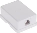 Cabletech RJ11 (6P4C) telefon aljzat gipszkartonhoz (TEL0019)