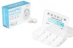 Haspro MOLD 6P Dopuri de urechi modelate albe - 6 perechi