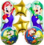 100pa Lufik Mario Luigi 6 Db-os Szülinapi Dekoráció Szett