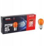 GMP Izzó PY21W 12V 21W BAU15S Amber jóváhagyás 10db