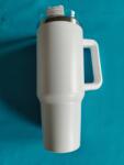  Termósz Kup, Szalmával, Fogantyúval, Teához, Kávéhoz, Csurgásmentes, 1200ML