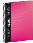Ars Una pink a/4 College spirálfüzet-négyzethálós (95145624)