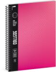 Ars Una pink A/4 College spirálfüzet-vonalas (95135625)
