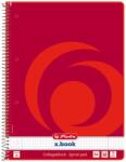 Herlitz Spirálfüzet A4 / 160 lap, perforált, kockás (11163946)