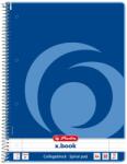 Herlitz Spirálfüzet A4 / 80 lap, lyukasztott, vonalas (00306423)
