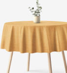 Goldea față de masă decorativă peru - auriu - rotundă Ø 240 cm Fata de masa