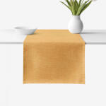 Goldea napron de masă decorativ peru - auriu 35x120 cm Fata de masa