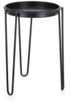 Bizzotto Suport ghiveci flori otel negru Madelyn 28.5x40 cm (0723938BDECO)