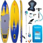 AquaTone Стендъп падъл борд Aquatone Flame 3.0 Touring 12'6" каяк комплект (TS-362DK)