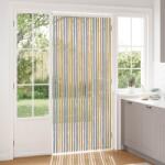 vidaXL Мрежа против насекоми Шенил Сив и бежов 100 x 220 cm 100% ПП (42034466)