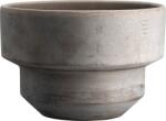 Bergs Potter Ghiveci Hoff scund 25 cm, gri (HOG25LP)