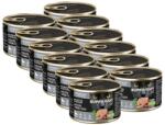 RAFI Super Rafi Cat Sterilised P&F Guinea fowl and Duck hearts 12 x 185 г
