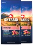 ONTARIO Adult Large Beef & Brown Rice 2 x 12 кг