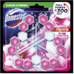 Domestos WC fertőtlenítő, 3 db-os, DOMESTOS "Power 5", pink magnólia (68595771) - nyomtassingyen