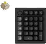 KEYCHRON V0 Ultra 8K Bluetooth Silk POM Banana Numpad fekete V0U-D4 (V0U-D4)