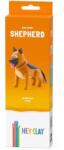 HEY CLAY Set de modelaj cu cățeluș ciobănesc german pufos (HCL30120CEE)