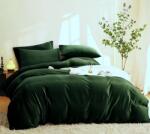 Kotonia Home Cearceaf de pat Kotonia Home Hotel - 220x240 cm, 100% bumbac, Damasc DeLux Saten, verde smarald (003001)