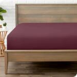 Kotonia Home Husa de pat cu elastic Kotonia Home Hotel, 100% bumbac, Damasc DeLux Saten, violet, 160×200+35 cm (004306-160)