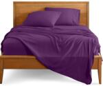 Kotonia Home Cearceaf de pat Kotonia Home, 100% bumbac, Olandina color, 220x240 cm, mov (001361)
