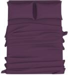 Kotonia Home Cearceaf de pat Kotonia Home Hotel - 220x240 cm, 100% bumbac, Damasc DeLux Saten, violet (004028)